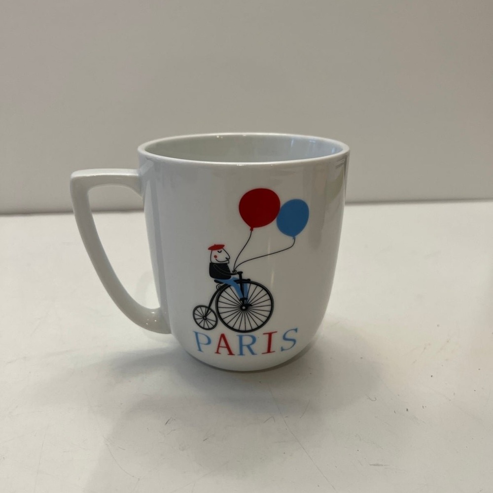 Red and White Party Mug with Colorful Design